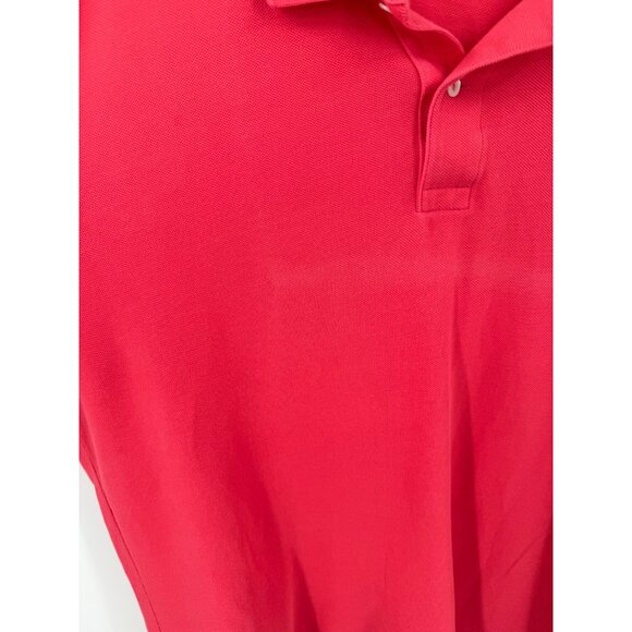 Lacoste Mens Classic Fit Cotton Polo Coral Size XL Pink Collared Golf Athletic - Picture 4 of 6